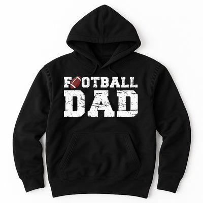 Football Papa Proud Football Dad Hoodie