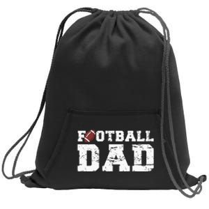 Football Papa Proud Football Dad Sweatshirt Cinch Pack Bag