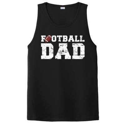 Football Papa Proud Football Dad PosiCharge Competitor Tank