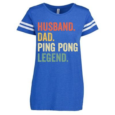 Funny Ping Pong Husband Dad Table Tennis Legend Vintage Enza Ladies Jersey Football T-Shirt