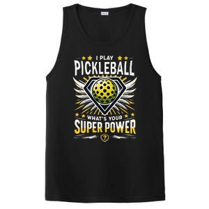 Funny Pickleball Paddleball Superpower PosiCharge Competitor Tank