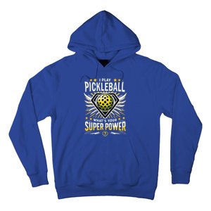 Funny Pickleball Paddleball Superpower Hoodie