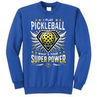 Funny Pickleball Paddleball Superpower Sweatshirt