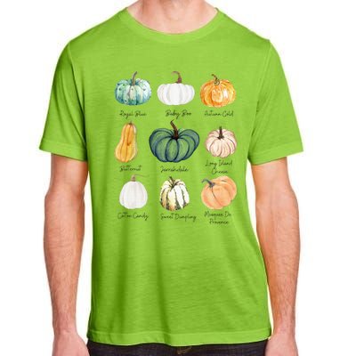 Fall Pumpkins Pumpkin Types And Varieties Adult ChromaSoft Performance T-Shirt