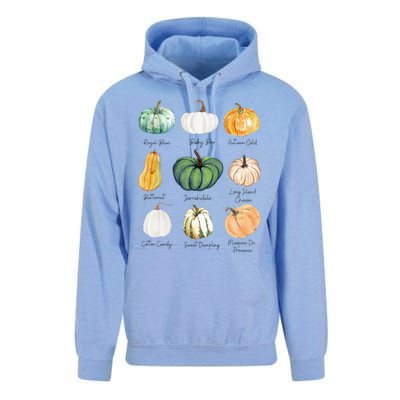 Fall Pumpkins Pumpkin Types And Varieties Unisex Surf Hoodie