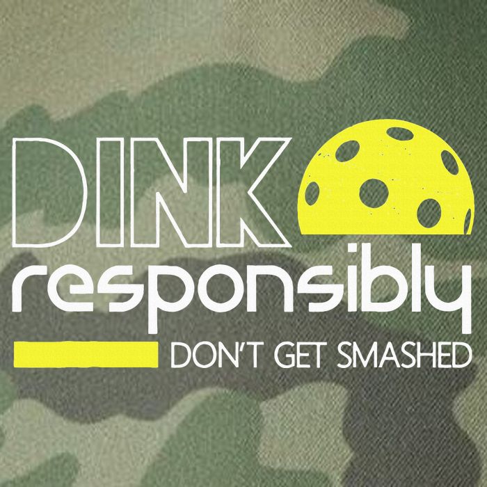 Funny Pickleball Player Dink Responsibly Don't Get Smashed Legacy Tie Dye Trucker Hat