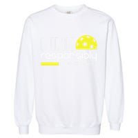 Funny Pickleball Player Dink Responsibly Don't Get Smashed Garment-Dyed Sweatshirt