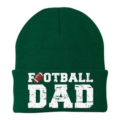 Football Papa Proud Football Dad Knit Cap Winter Beanie