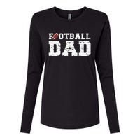 Football Papa Proud Football Dad Womens Cotton Relaxed Long Sleeve T-Shirt