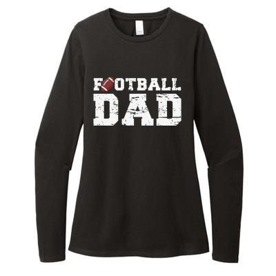 Football Papa Proud Football Dad Womens CVC Long Sleeve Shirt