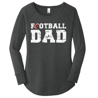 Football Papa Proud Football Dad Women's Perfect Tri Tunic Long Sleeve Shirt