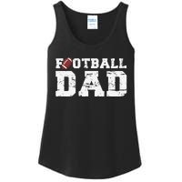 Football Papa Proud Football Dad Ladies Essential Tank