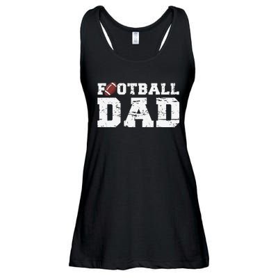 Football Papa Proud Football Dad Ladies Essential Flowy Tank