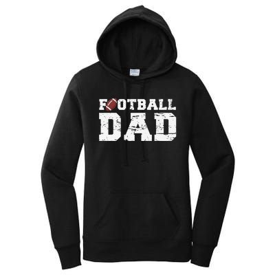 Football Papa Proud Football Dad Women's Pullover Hoodie