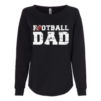 Football Papa Proud Football Dad Womens California Wash Sweatshirt