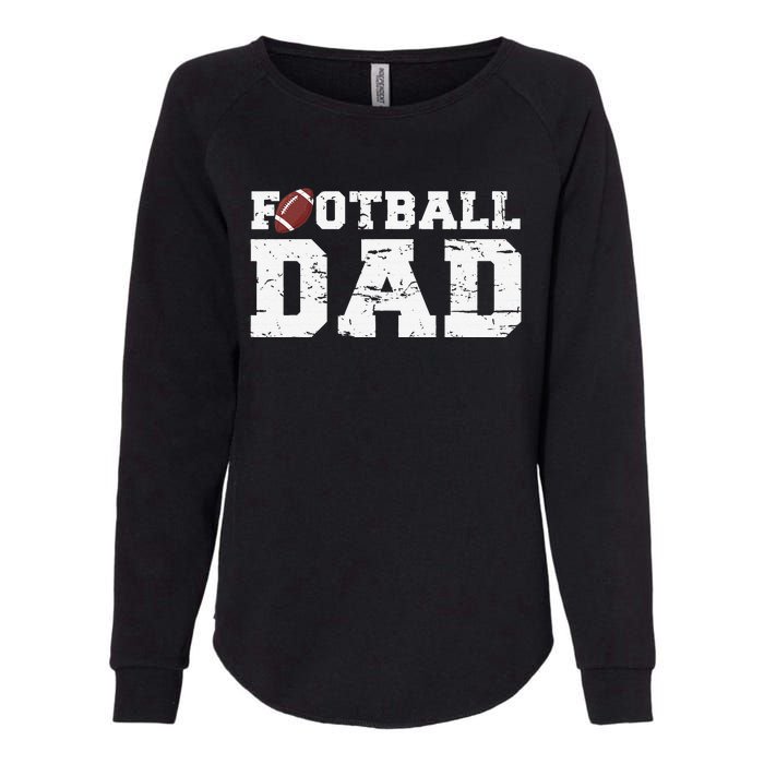 Football Papa Proud Football Dad Womens California Wash Sweatshirt