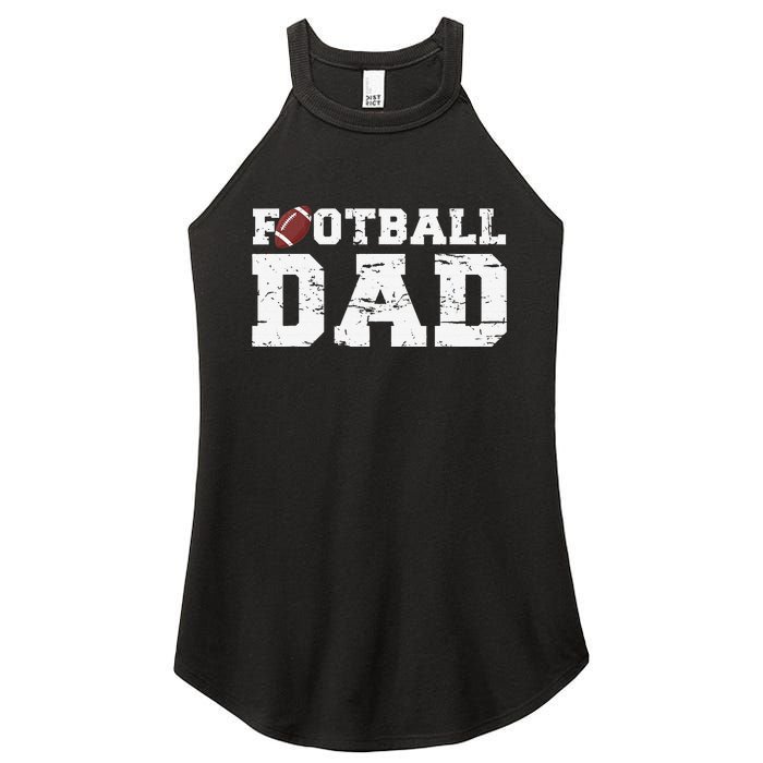 Football Papa Proud Football Dad Women's Perfect Tri Rocker Tank