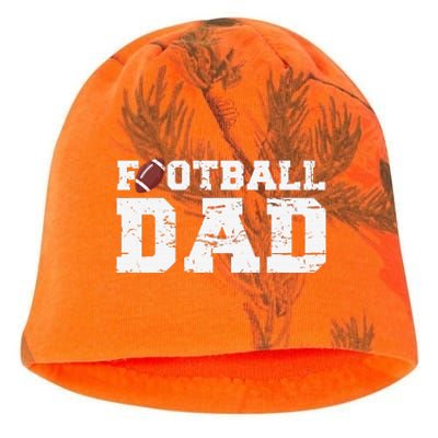 Football Papa Proud Football Dad Kati - Camo Knit Beanie