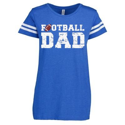 Football Papa Proud Football Dad Enza Ladies Jersey Football T-Shirt