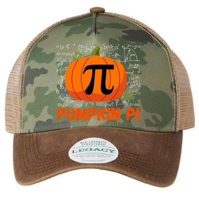 Funny Pumpkin Pie Math Pumpkin Pi Funny Halloween Costume Legacy Tie Dye Trucker Hat