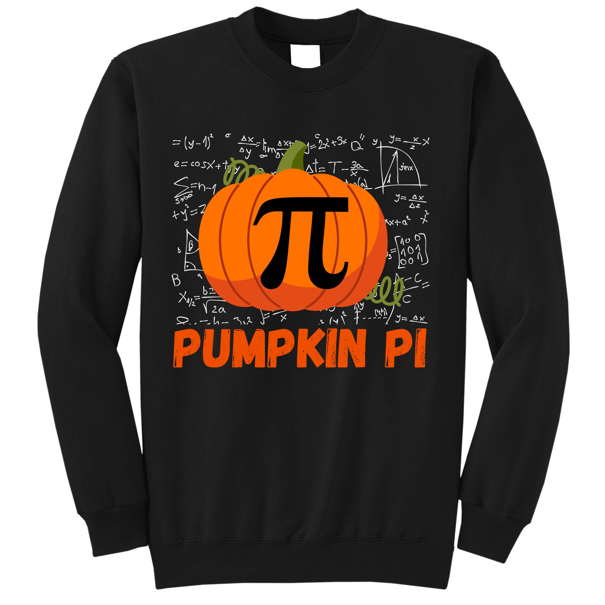 Funny Pumpkin Pie Math Pumpkin Pi Funny Halloween Costume Sweatshirt