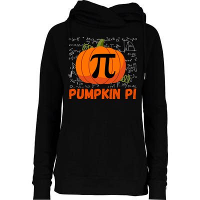 Funny Pumpkin Pie Math Pumpkin Pi Funny Halloween Costume Womens Funnel Neck Pullover Hood