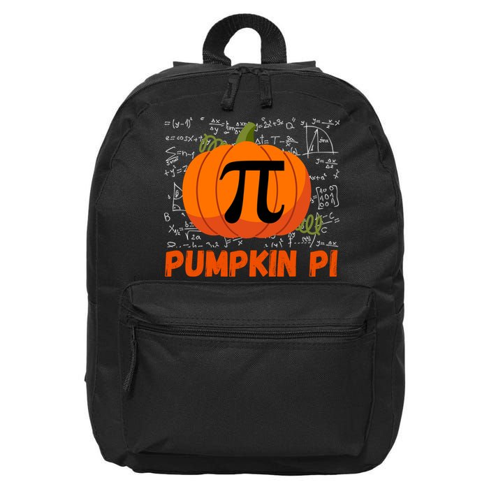 Funny Pumpkin Pie Math Pumpkin Pi Funny Halloween Costume 16 in Basic Backpack