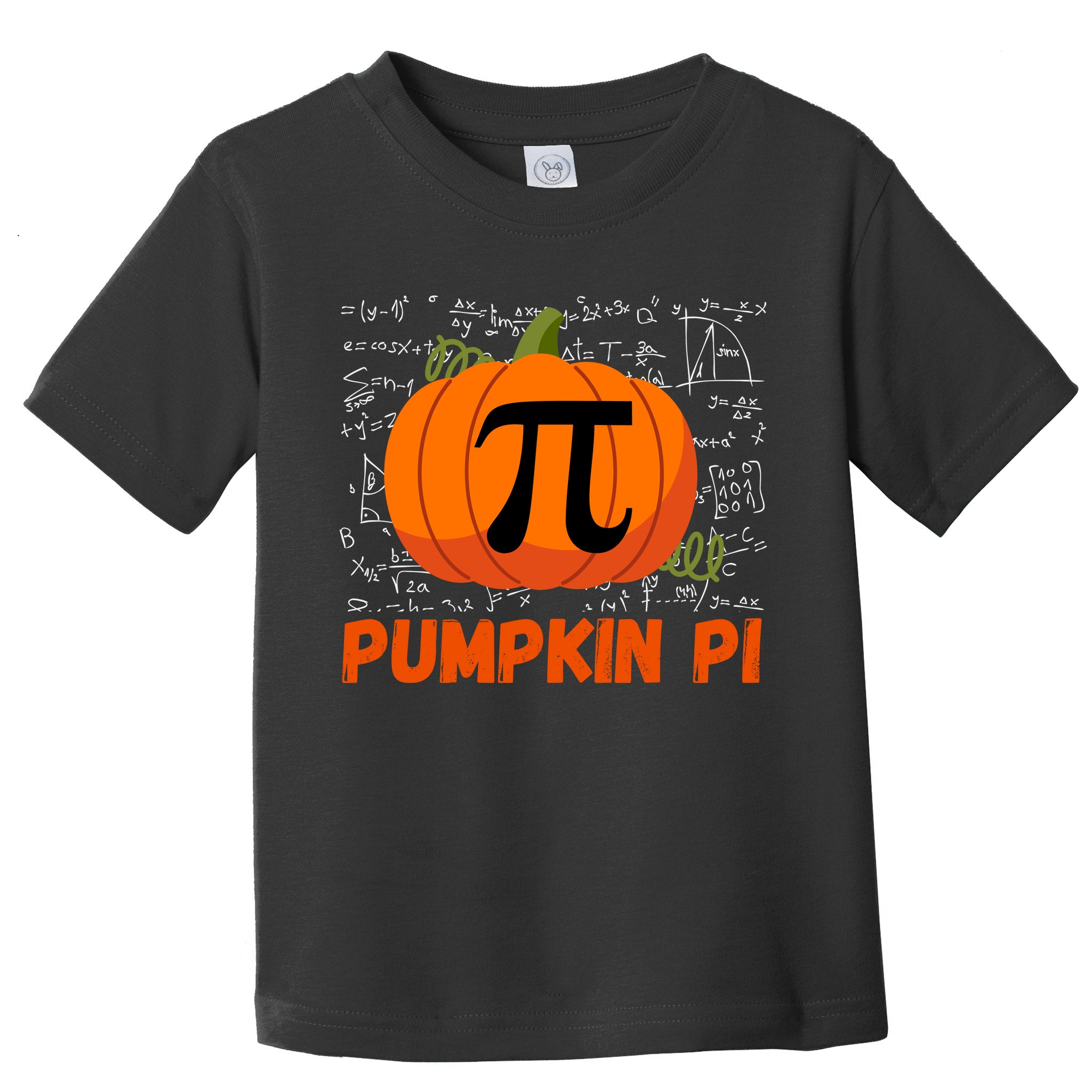 Funny Pumpkin Pie Math Pumpkin Pi Funny Halloween Costume Toddler T-Shirt