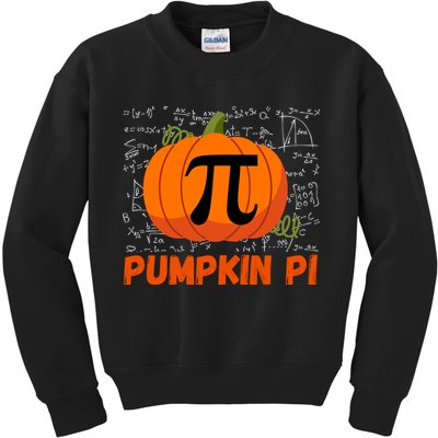 Funny Pumpkin Pie Math Pumpkin Pi Funny Halloween Costume Kids Sweatshirt