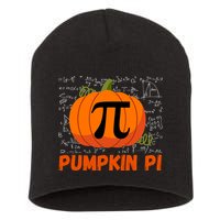 Funny Pumpkin Pie Math Pumpkin Pi Funny Halloween Costume Short Acrylic Beanie