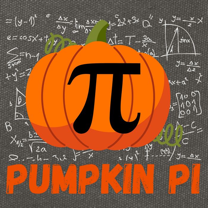 Funny Pumpkin Pie Math Pumpkin Pi Funny Halloween Costume Cotton Canvas Backpack