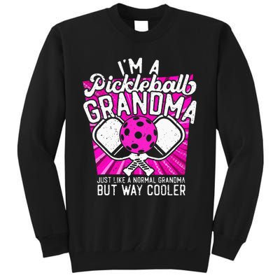 Funny Pickleball Paddle Pickleball Grandma Retro Sweatshirt