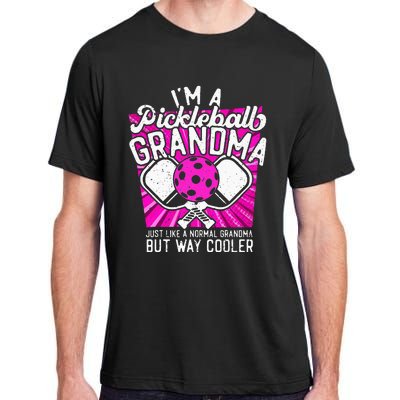 Funny Pickleball Paddle Pickleball Grandma Retro Adult ChromaSoft Performance T-Shirt