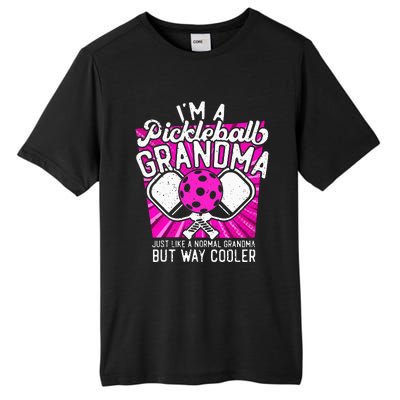 Funny Pickleball Paddle Pickleball Grandma Retro Tall Fusion ChromaSoft Performance T-Shirt