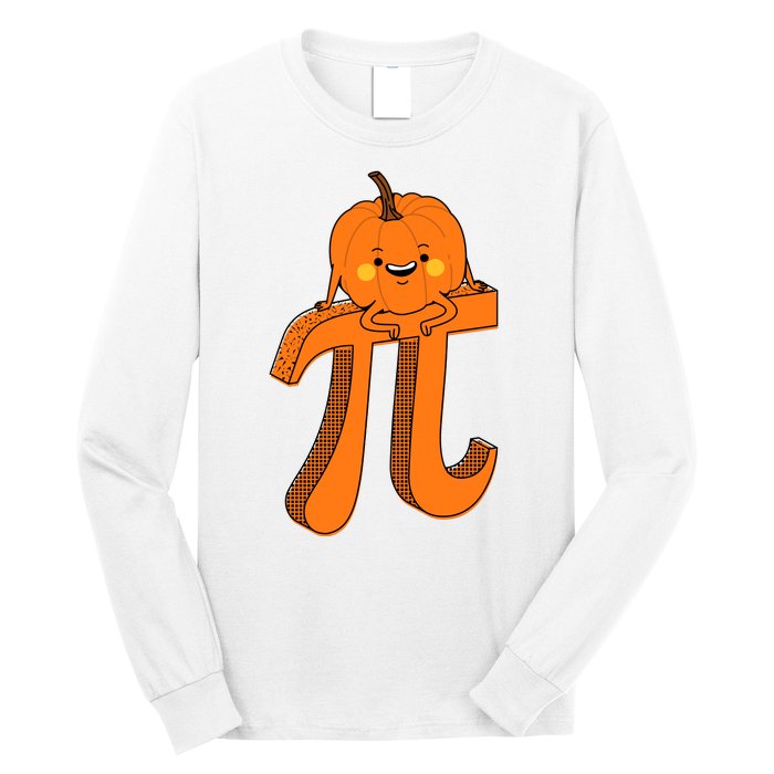 Funny Pumpkin Pie Math Teacher Halloween Thankgiving Pi Day Long Sleeve Shirt