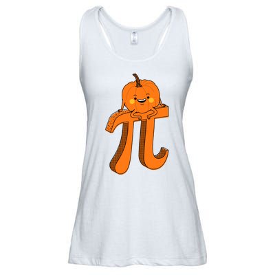 Funny Pumpkin Pie Math Teacher Halloween Thankgiving Pi Day Ladies Essential Flowy Tank