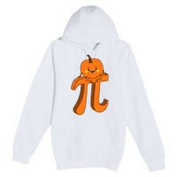 Funny Pumpkin Pie Math Teacher Halloween Thankgiving Pi Day Premium Pullover Hoodie