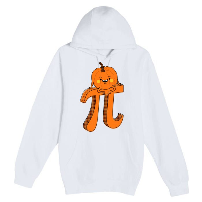 Funny Pumpkin Pie Math Teacher Halloween Thankgiving Pi Day Premium Pullover Hoodie