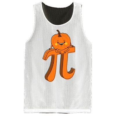 Funny Pumpkin Pie Math Teacher Halloween Thankgiving Pi Day Mesh Reversible Basketball Jersey Tank