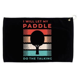 Funny Ping Pong Gift And Table Tennis Gifts For Ping Pongs Gift Cute Grommeted Golf Towel