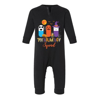 Funny Pills Pharmacy Pharmacist Squad Halloween Costume Infant Fleece One Piece