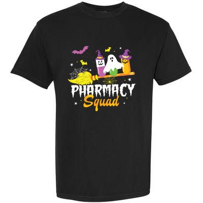 Funny Pills Pharmacy Squad Pharmacist Technician Halloween Garment-Dyed Heavyweight T-Shirt