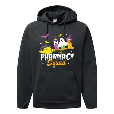 Funny Pills Pharmacy Squad Pharmacist Technician Halloween Performance Fleece Hoodie