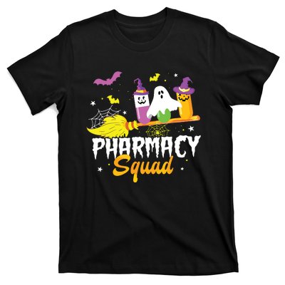 Funny Pills Pharmacy Squad Pharmacist Technician Halloween T-Shirt