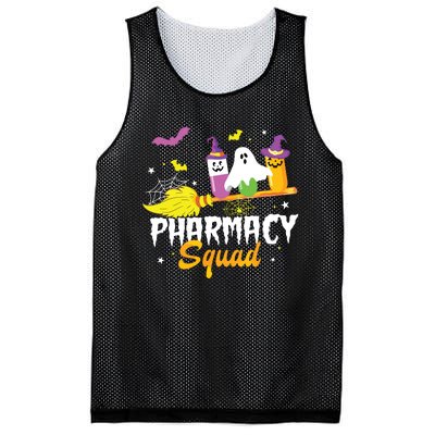 Funny Pills Pharmacy Squad Pharmacist Technician Halloween Mesh Reversible Basketball Jersey Tank