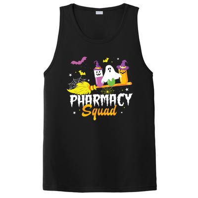 Funny Pills Pharmacy Squad Pharmacist Technician Halloween PosiCharge Competitor Tank