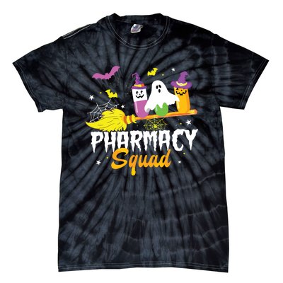 Funny Pills Pharmacy Squad Pharmacist Technician Halloween Tie-Dye T-Shirt