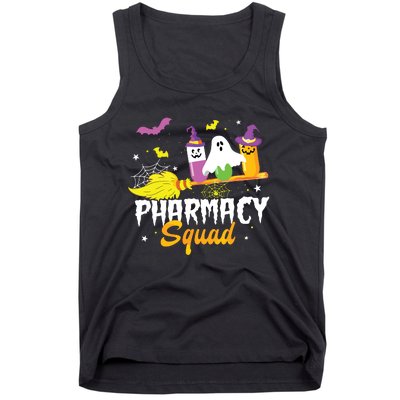 Funny Pills Pharmacy Squad Pharmacist Technician Halloween Tank Top