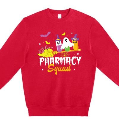 Funny Pills Pharmacy Squad Pharmacist Technician Halloween Premium Crewneck Sweatshirt