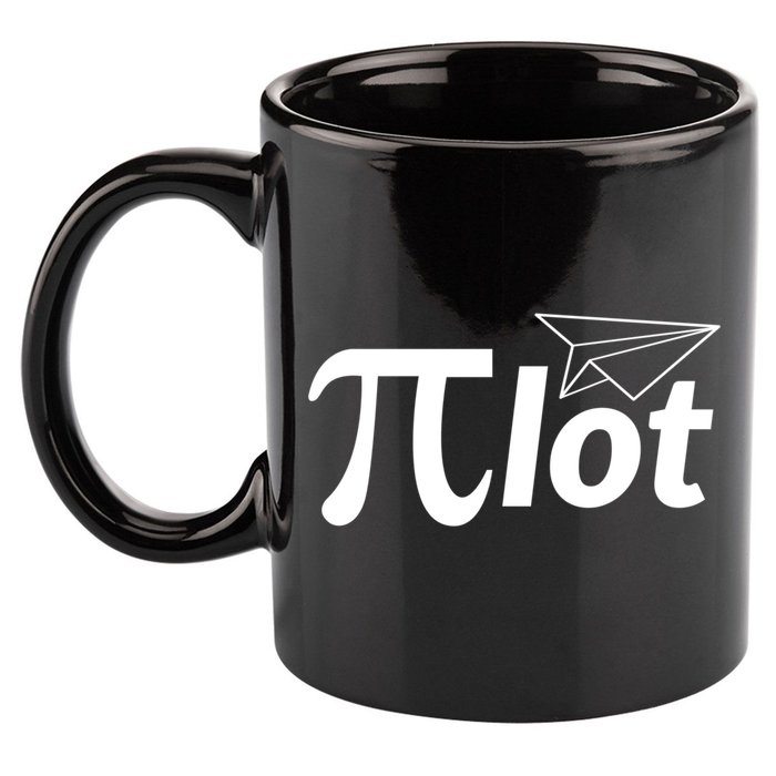 Future Pilot Pi Day Gift Pilot In Progress Airplane Lover Meaningful Gift 11oz C Handle Ceramic Mug